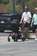 ELSA HOSK Out with Her Family in Los Angeles 04/30/2022