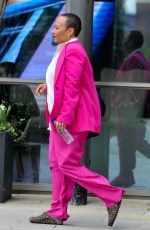 EMELI SANDE Leaves BBC Studios in Manchester 05/10/2022