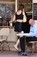 EMILIA SCHULE Out for a Snack in Cannes 05/21/2022
