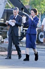 EMILY BLUNT and Cillian Murphy on the Set of Oppenheimer in Los Angeles 05/12/2022