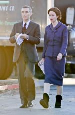EMILY BLUNT and Cillian Murphy on the Set of Oppenheimer in Los Angeles 05/12/2022