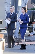 EMILY BLUNT and Cillian Murphy on the Set of Oppenheimer in Los Angeles 05/12/2022