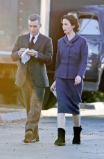 EMILY BLUNT and Cillian Murphy on the Set of Oppenheimer in Los Angeles 05/12/2022