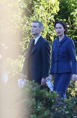 EMILY BLUNT and Cillian Murphy on the Set of Oppenheimer in Los Angeles 05/12/2022