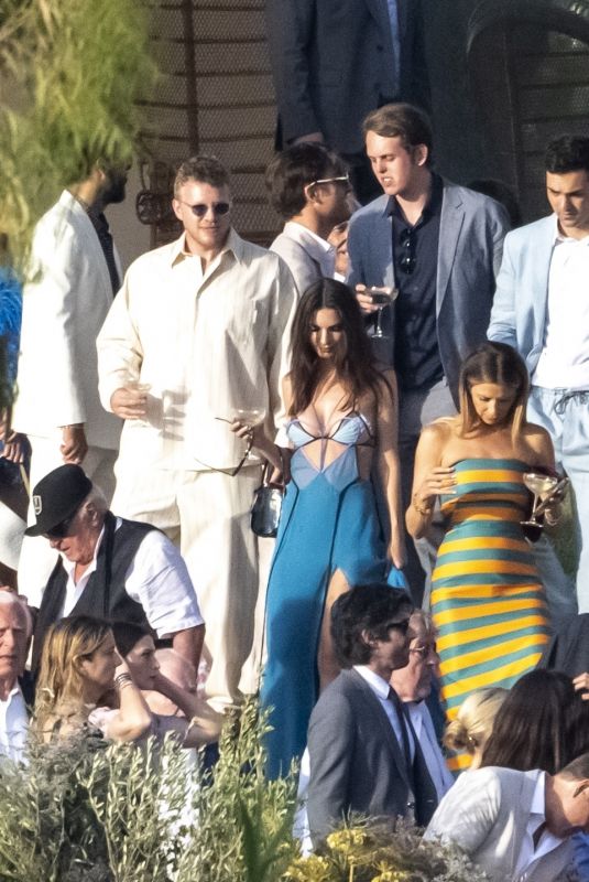 EMILY RATAJKOWSKI and Sebastian Bear-McClard at Wedding of Ari Emanuel and Sarah Staudinge in Saint-Tropez 05/28/2022