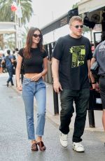 EMILY RATAJKOWSKI and Sebastian Bear McClard Out in Cannes 05/24/2022