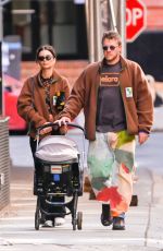 EMILY RATAJKOWSKI and Sebastian Bear McClard Out with Their Baby in New York 05/09/2022