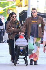 EMILY RATAJKOWSKI and Sebastian Bear McClard Out with Their Baby in New York 05/09/2022