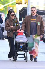 EMILY RATAJKOWSKI and Sebastian Bear McClard Out with Their Baby in New York 05/09/2022
