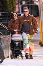 EMILY RATAJKOWSKI and Sebastian Bear McClard Out with Their Baby in New York 05/09/2022