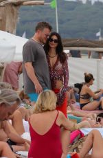 EMILY RATAJKOWSKI at Club 55 Beach in Saint-Tropez 05/26/2022