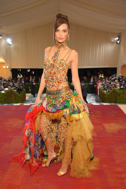 EMILY RATAJKOWSKI at Met Gala Celebrating In America: An Anthology of Fashion in New York 05/02/2022