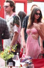 EMILY RATAJKOWSKI Out for Dinner in Saint-tropez 05/26/2022