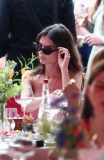 EMILY RATAJKOWSKI Out for Dinner in Saint-tropez 05/26/2022