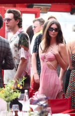 EMILY RATAJKOWSKI Out for Dinner in Saint-tropez 05/26/2022