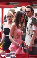 EMILY RATAJKOWSKI Out for Dinner in Saint-tropez 05/26/2022