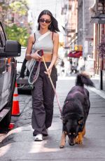 EMILY RATAJKOWSKI Out with Her Dog Colombo in New York 05/17/2022