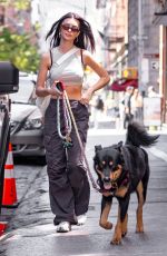 EMILY RATAJKOWSKI Out with Her Dog Colombo in New York 05/17/2022