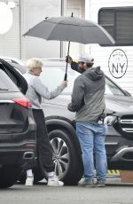 EMMA CORRIN Arrives at the Set of Retreat in New Jersey 05/14/2022