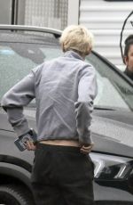 EMMA CORRIN Arrives at the Set of Retreat in New Jersey 05/14/2022