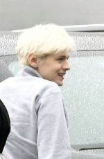 EMMA CORRIN Arrives at the Set of Retreat in New Jersey 05/14/2022