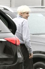 EMMA CORRIN Arrives at the Set of Retreat in New Jersey 05/14/2022