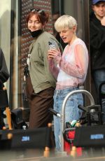 EMMA CORRIN Takes a Break on the Set of Retreat in New York 05/05/2022
