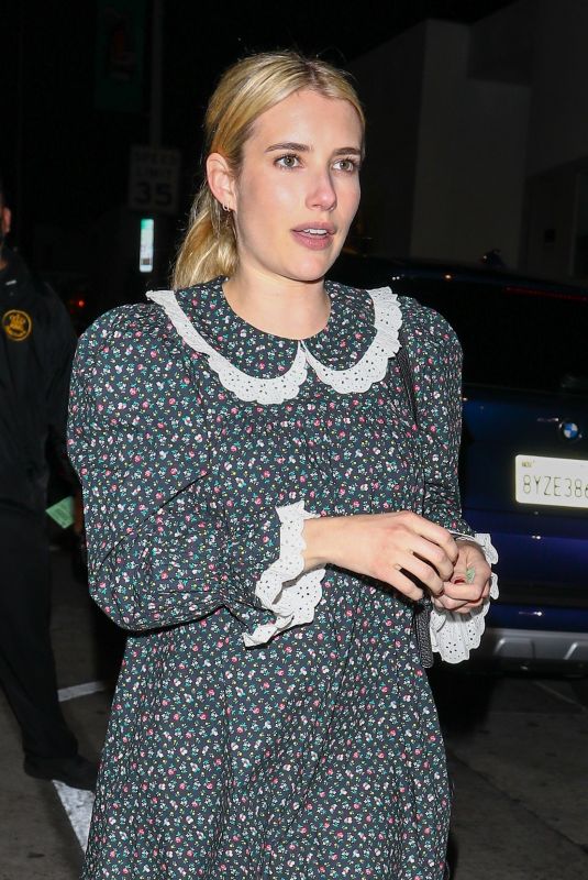 EMMA ROBERTS Out for Dinner in Los Angeles 05/05/2022