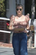 EMMA ROBERTS Out for Lunch at Mauro