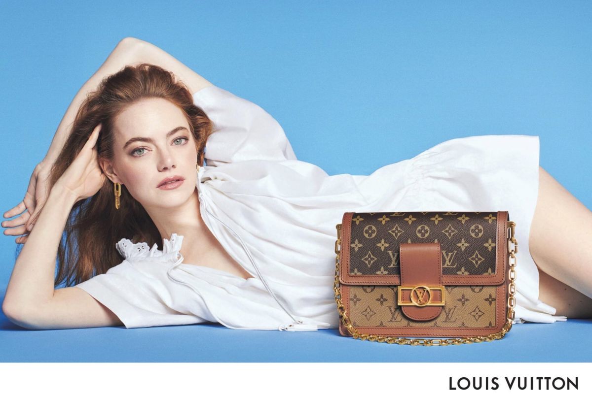 owned Sac Plat PM tote bag Show – Medtecjapan News - Emma Stone on Front  Row at Louis Vuitton's Louis Vuitton 2005 pre - Louis Vuitton 2002  pre-owned Damier Eb ne Musette Tango crossbody bag