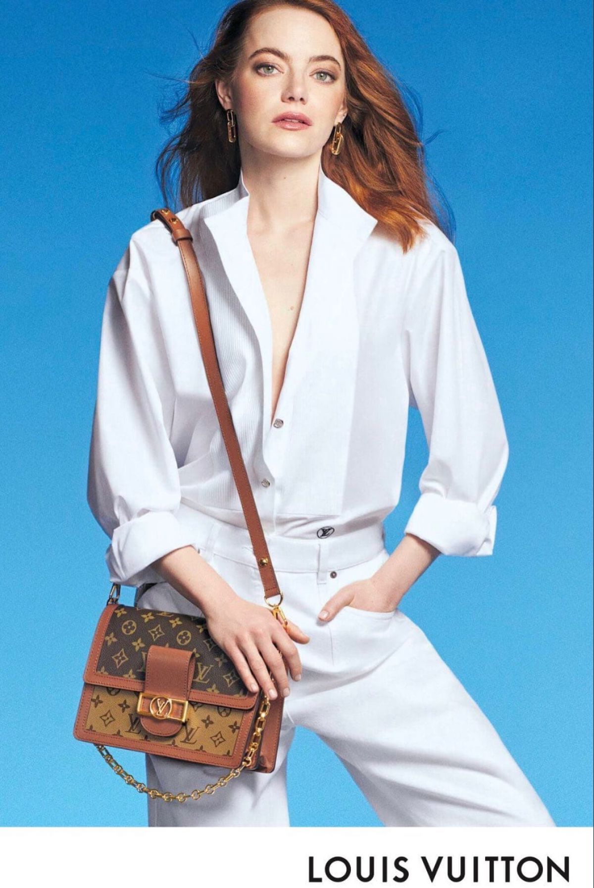 Emma Stone Is Cradling Her Bag Like a Baby in This Louis Vuitton Campaign,  and Honestly, We Can See Why