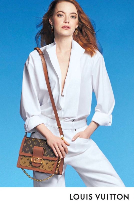 EMMA STONE for Louis Vuitton SS22 Dauphine Bag Campaign 2022