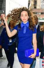 EMMY ROSSUM Arrives at Today Show in New York 05/23/2022