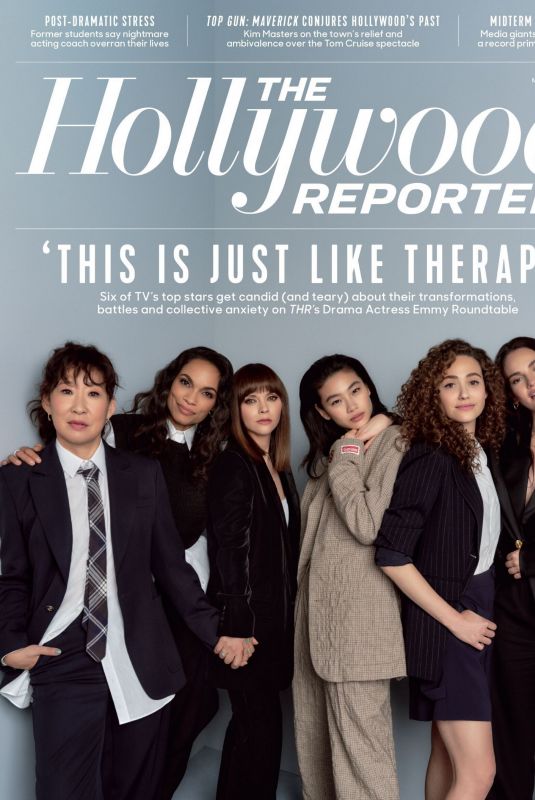 EMMY ROSSUM, SANDRA OH, HOYEON JUNG and LILY JAMES in The Hollywood Reporter, May 2022