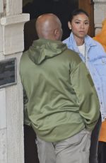 ENIKO PARRISH Out for Taxi Boat in Venice 05/16/2022