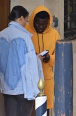 ENIKO PARRISH Out for Taxi Boat in Venice 05/16/2022
