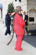 ERYKAH BADU Arrives at Ritz Hotel in New York 05/02/2022