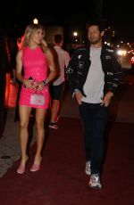EUGENIE BOUCHARD Arrives at Carbone in Miami 05/08/2022