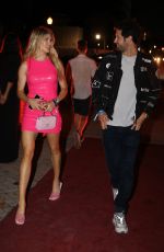 EUGENIE BOUCHARD Arrives at Carbone in Miami 05/08/2022