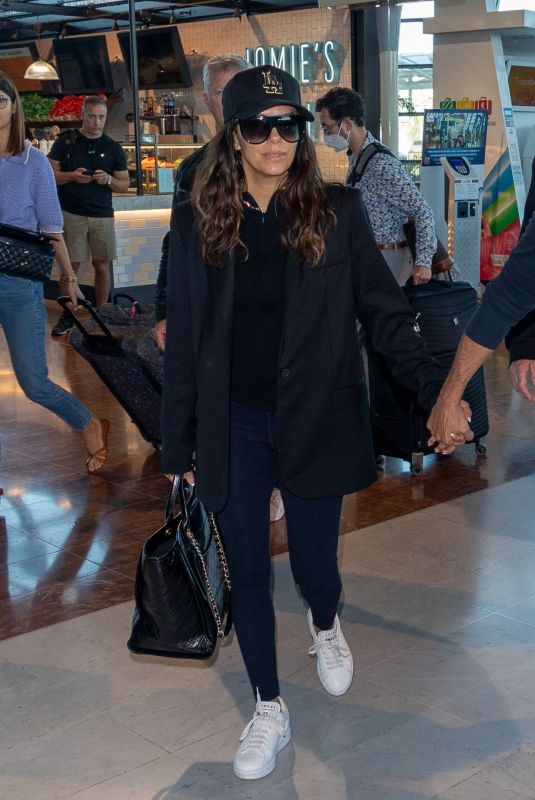 EVA LONGORIA Arrivesa at Nice Airport 05/20/2022