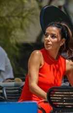 EVA LONGORIA Have Dinner on Rerrace of Martinez Hotel at 75th Cannes Film Festival 05/16/2022
