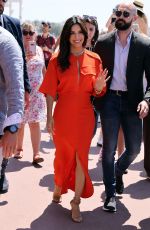 EVA LONGORIA Leaves Hotel Martinez in Cannes 05/18/2022