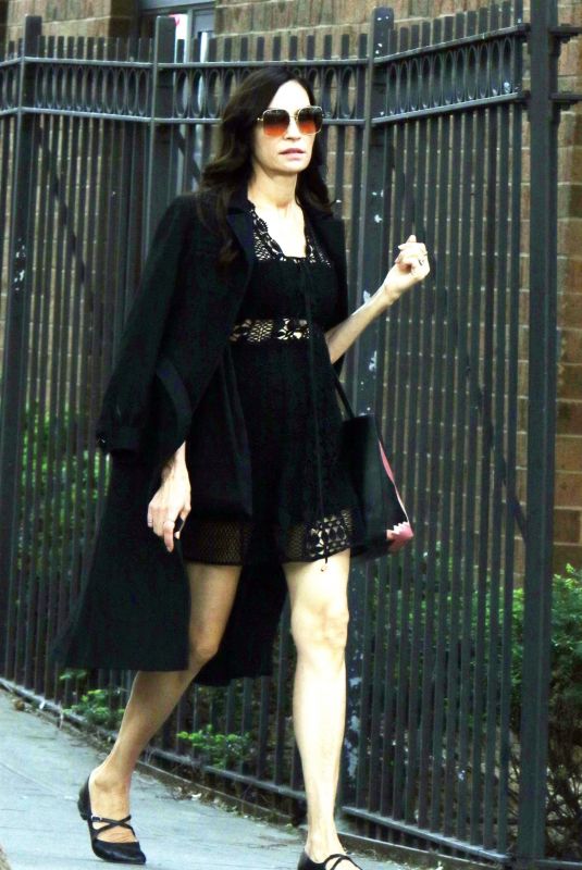 FAMKE JANSSEN Out and About in New York 05/11/2022
