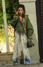 FKA TWIGS Out at a Local Sushi Eatery in Los Angeles 05/18/2022
