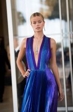 FRIDA AASEN Leaves Hotel Martinez in Cannes 05/20/2022
