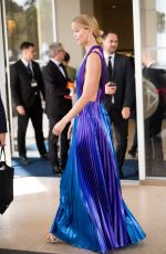 FRIDA AASEN Leaves Hotel Martinez in Cannes 05/20/2022