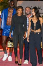 GABRIELLE UNION and ISABELA GRUTMAN at American Express Presents Carbone Beach at Carbone in Miami Beach 05/06/2022