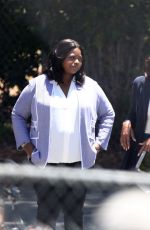 GABRIELLE UNION and OCTAVIA SPENCER on the Set of Truth be Told at Griffith Park in Los Angeles 05/12/2022