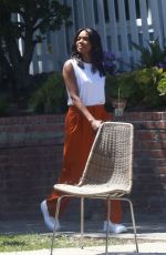 GABRIELLE UNION on the Set of Truth Be Told in Los Angeles 05/17/2022