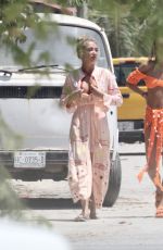 GEORGIA HARRISON Out and About in Tulum 05/18/2022